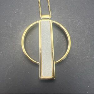 JENNY BIRD Pollux Gold Pendant Necklace 16”Modern Minimalist MSP $148 RARE!